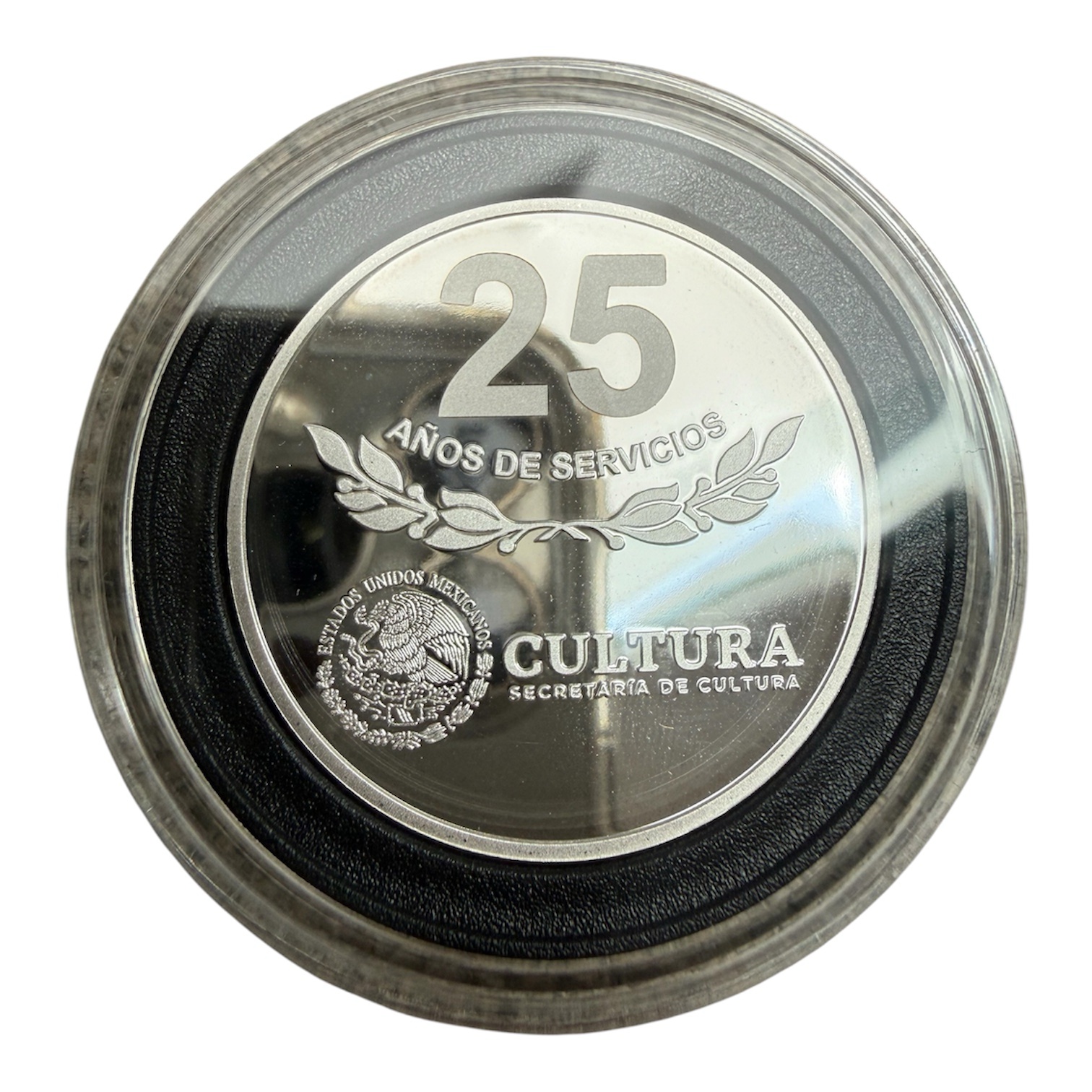 Medalla Plata Proof Mo. Año del Caudillo del Sur 2019 Emiliano Zapata Cultura 4 Medalla Plata Proof Mo. Año del Caudillo del Sur 2019 Emiliano Zapata Cultura - Image 4