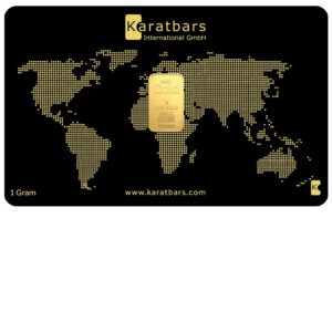 Lingote 1 Gramo Oro Puro 24K Karatbars Certificado Original