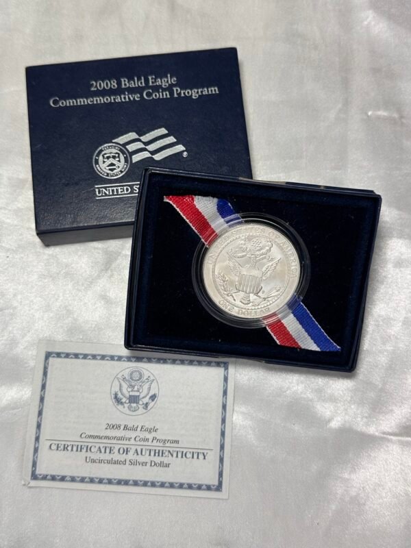 1 Onza Plata 0.999 2008 Bald Eagle
Commemorative Coin Program - Image 2