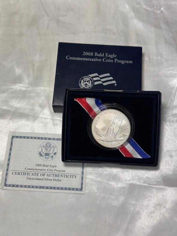 1 Onza Plata 0.999 2008 Bald Eagle
Commemorative Coin Program - Image 3