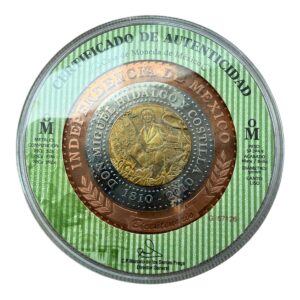 Medalla Trimetálica Bicentenario México 2010 Certificada