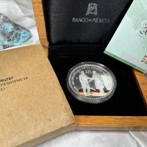 $20 Pesos 2 Onzas de Plata Ley .999 Bicentenario de la Independencia de México Morelos y Miguel Hidalgo y Costilla 1810-2010 UNC SIN CIRCULAR NUEVA
