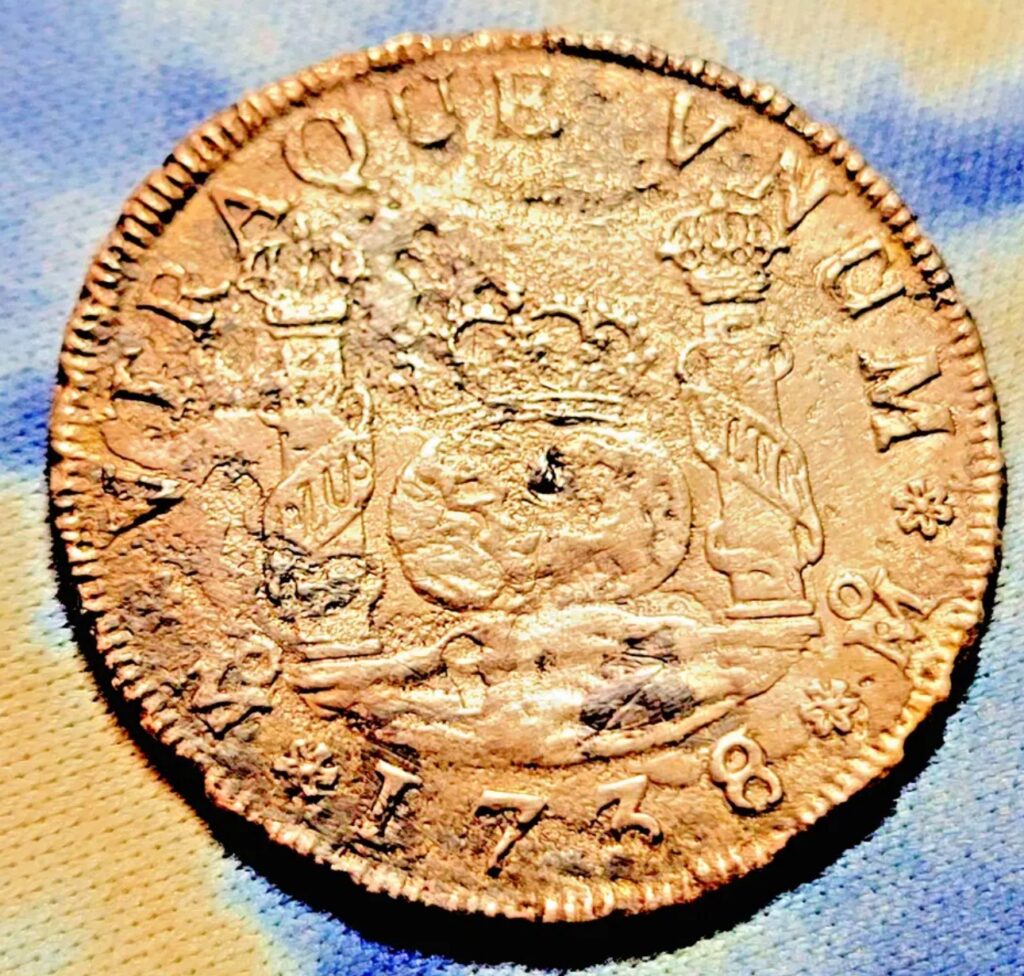 Inicio TodoPrecio.com 14 4 Reales Columnaria 1738 Naufragio año bajo denominación rara
