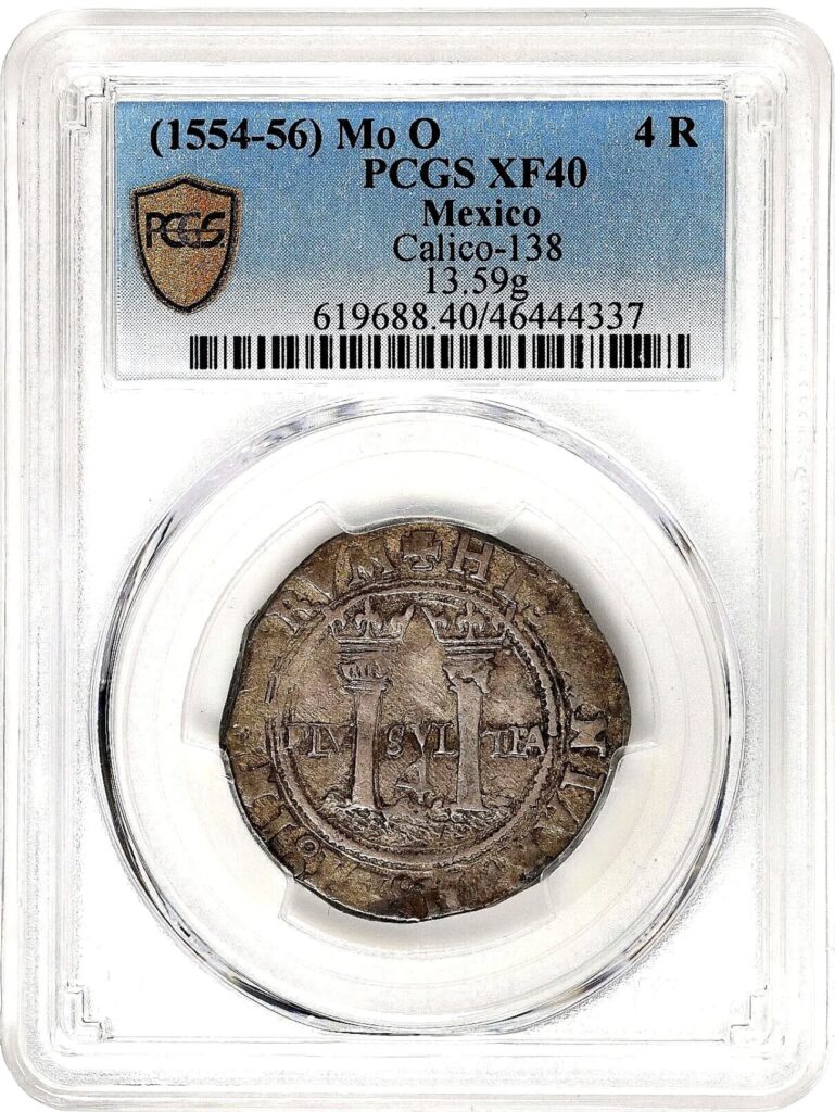 Inicio TodoPrecio.com 6 4 Reales Carlos y Juana XF40 (1554-1556) Calico-138 13.59gr