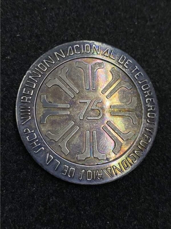 Medalla de Plata Villa Hermosa Tabasco 8va. Reunión Nacional de Tesoros y Funcionarios de la SHCP 75 - Image 2