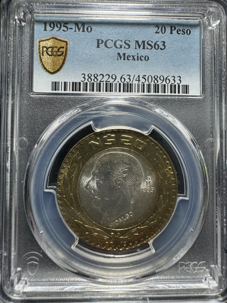Inicio TodoPrecio.com 11 $20 Nuevos Pesos 1995 PCGS MS63 México