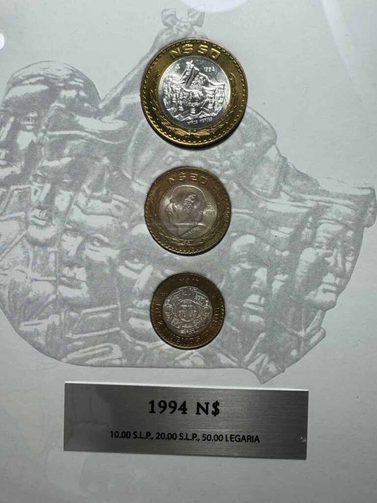Inicio TodoPrecio.com 41 Cuadro Set Monetario 1994 México Mo N$ Nuevos Pesos