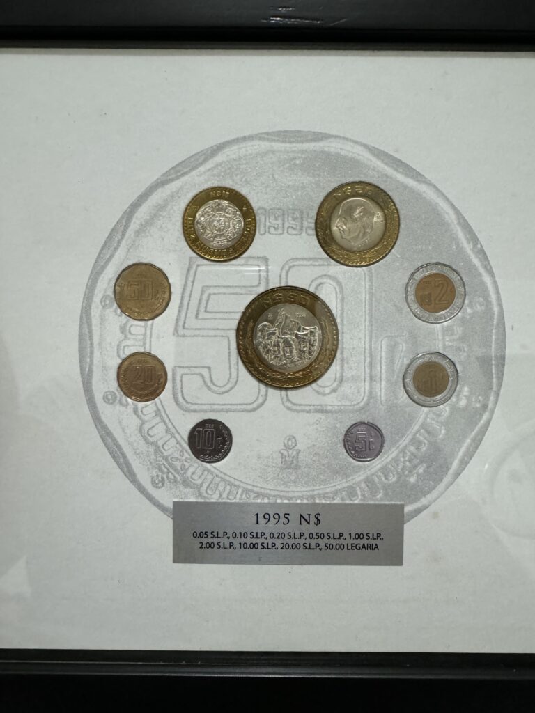 Inicio TodoPrecio.com 40 Cuadro Blanco Set Cono Monetario 1995 México N$ Nuevos Pesos