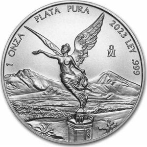 1 Onza Libertad Plata Pura Año 2023 Nueva en Cápsula