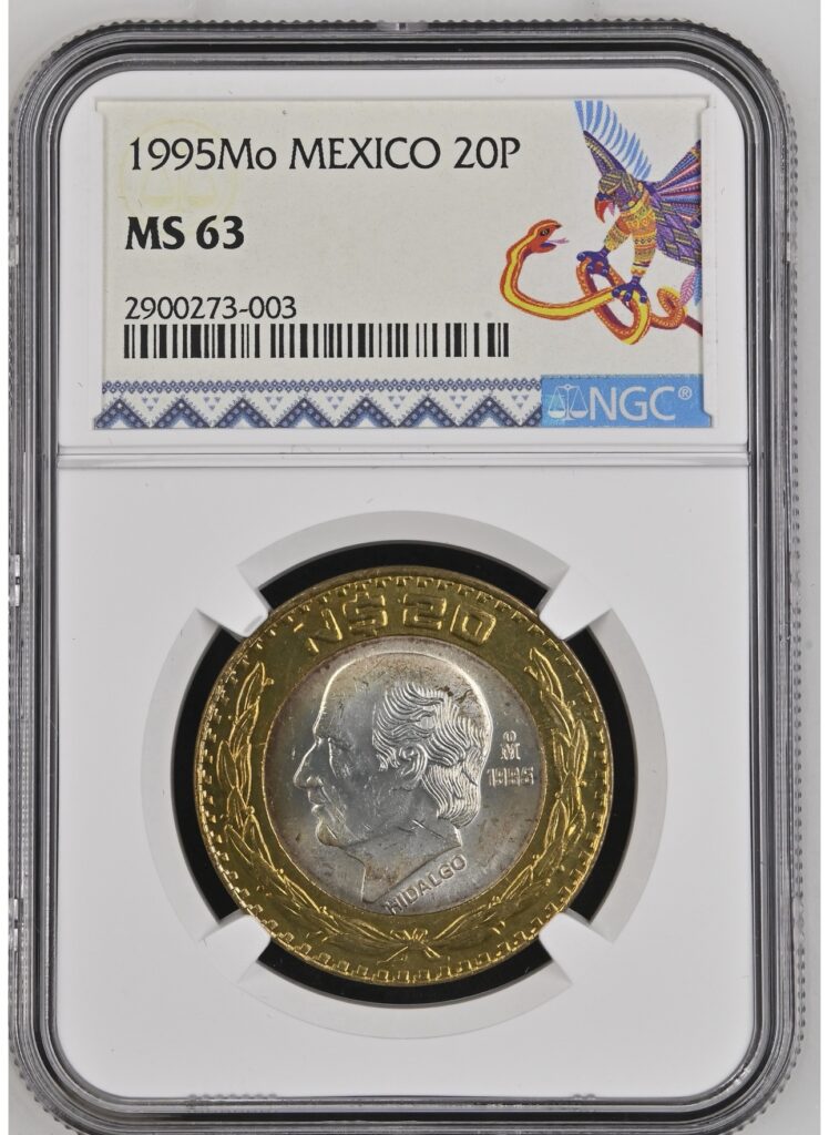 Inicio TodoPrecio.com 25 $20 Nuevos Pesos 1995 NGC MS63 México