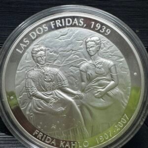 1 Kilo de Plata .999 Frida Khalo Año 1907-2007 Las Dos Fridas, 1939, Desnudo con Alcatraces, Diego Rivera, 1944