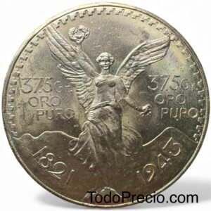 $50 Pesos Oro Puro 37.5 gr Centenario Tejo 1821-1943
