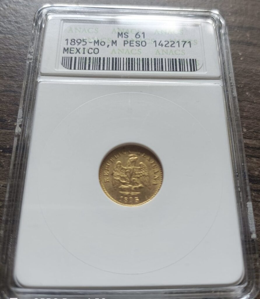 Inicio TodoPrecio.com 48 $1 Peso Oro 1895 Mo MS61 ANACS UNC