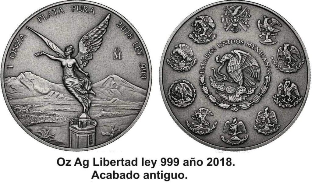 Inicio TodoPrecio.com 47 1 Oz Libertad Acabado Antiguo 2018 Antique Finish Plata .999 Mo UNC