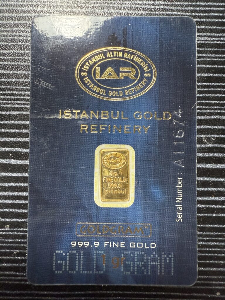 Inicio TodoPrecio.com 28 1 Gramo de oro puro lingote 999.9 certificado Estambul Turquía