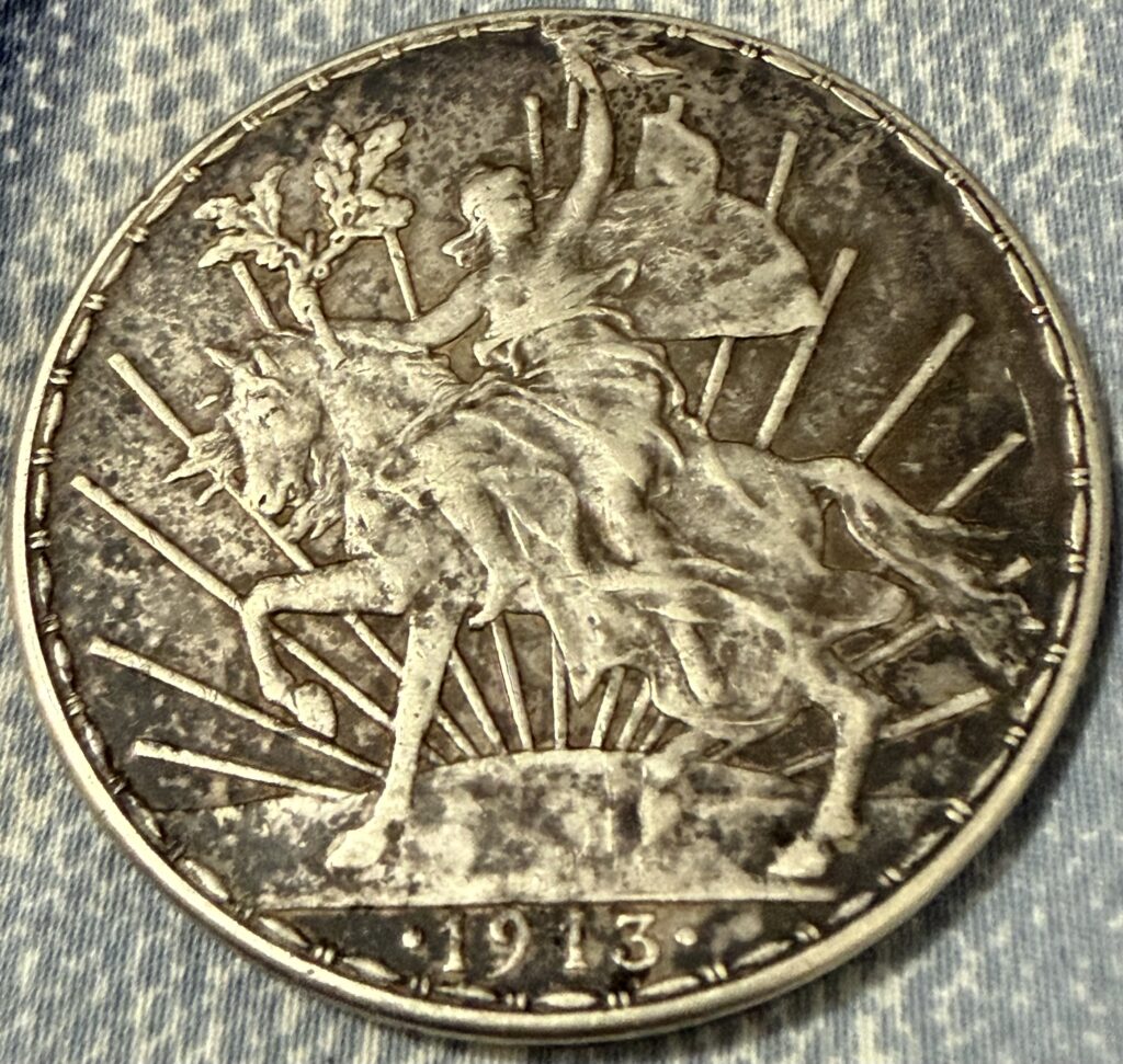Inicio TodoPrecio.com 22 $1 Peso Caballito 1913 Libertad a Caballo