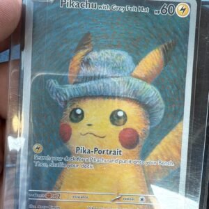Carta Pokemon Pika-Portrait Pikachu Museo Van Gogh de Ámsterdam