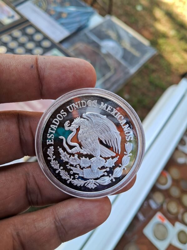 1 Onza Plata .999 Proof Chihuahua Segunda fase 2006 - Image 2