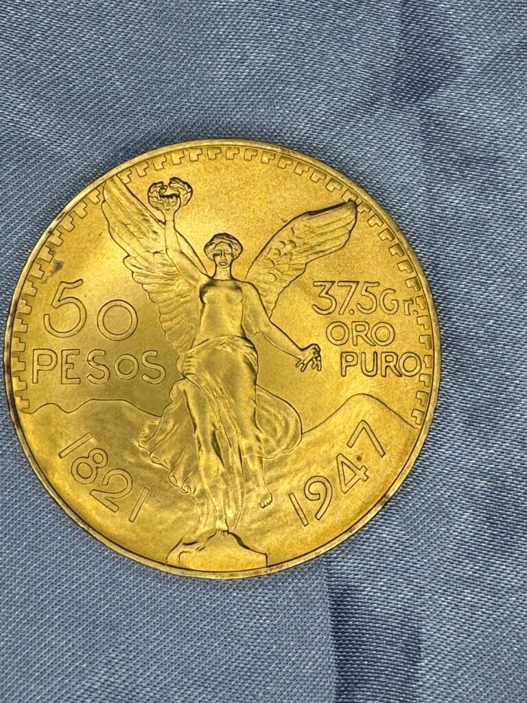 Moneda Falsa de Centenario 50 Pesos 37.5Gr Oro Puro 1821 1921 ¿Cómo identificarla? 7 img 7555