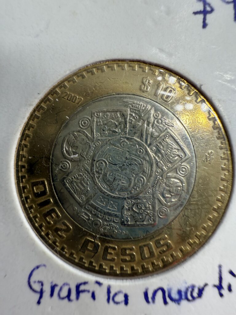 Inicio TodoPrecio.com 61 $10 Pesos 2007 Error de Grafila Invertida
