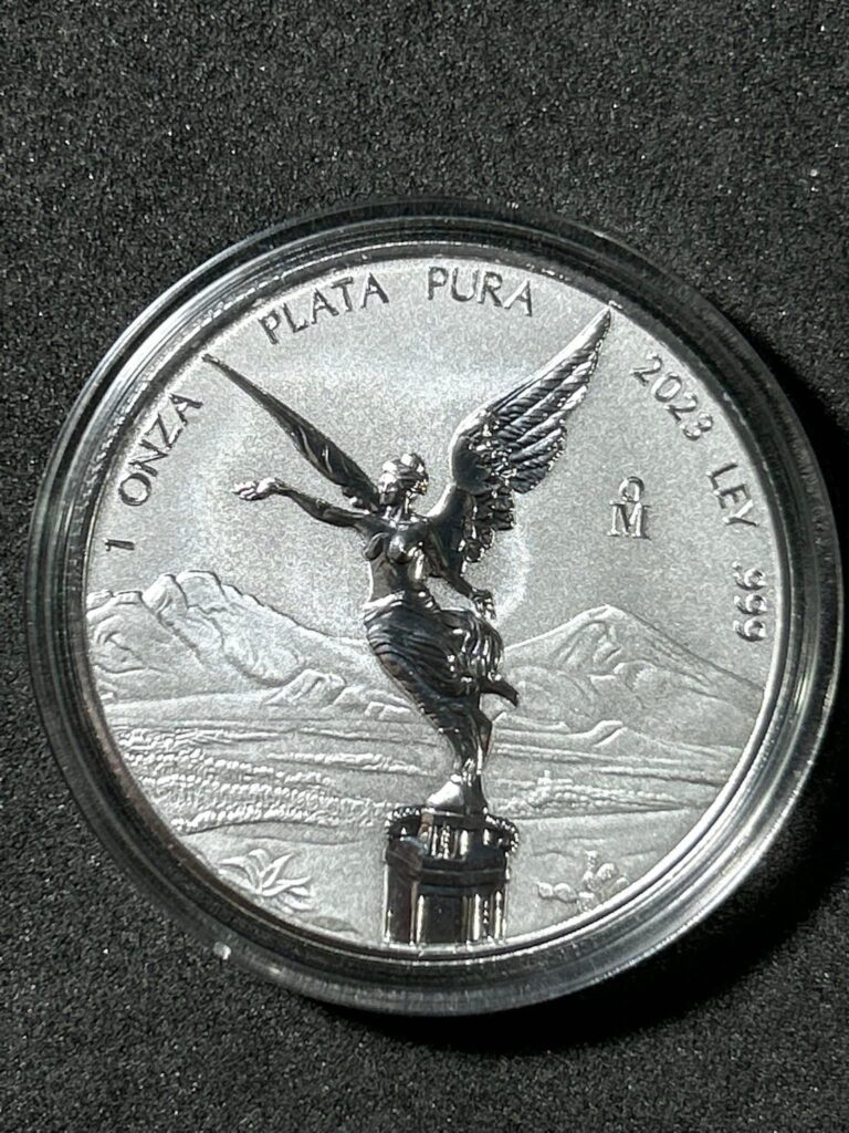 Inicio TodoPrecio.com 38 1 Onza Libertad Mate Brillo Reverse Proof 2023 Mo Plata Pura .999