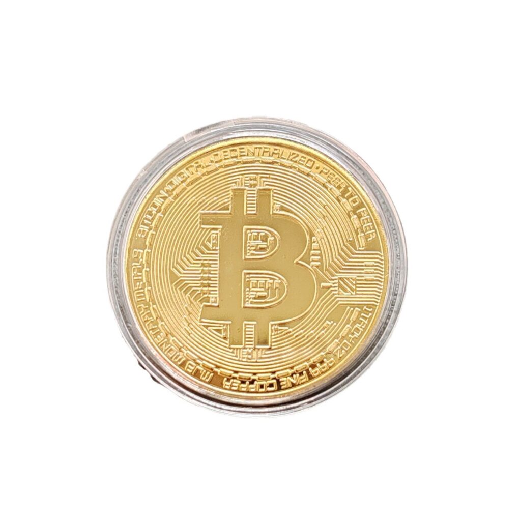Inicio TodoPrecio.com 58 Moneda de Bitcoin color dorado coleccionable