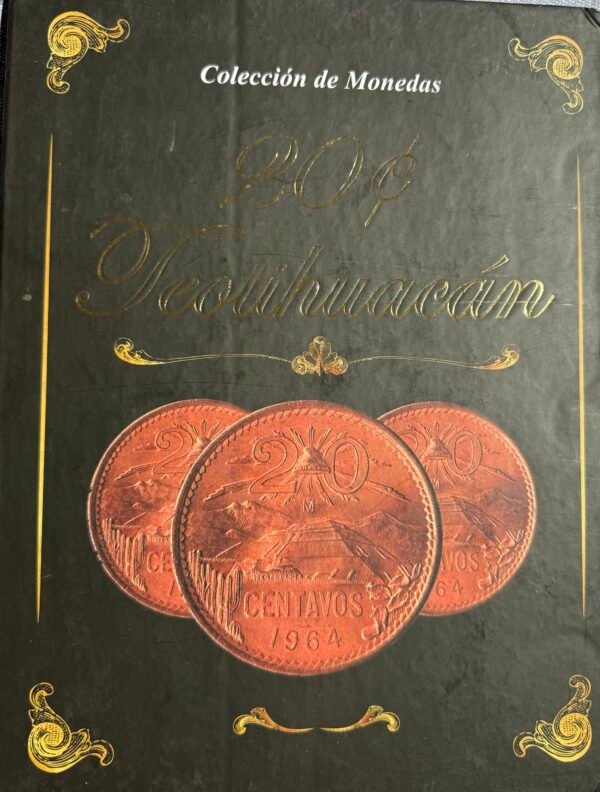 Colección Completa 20 Centavos Pirámide de Teotihuacán 1943-1974 - Image 4