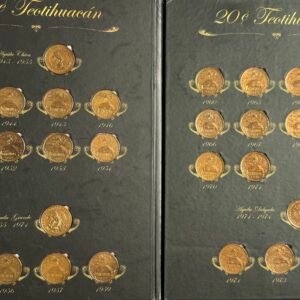 Colección Completa 20 Centavos Pirámide de Teotihuacán 1943-1974