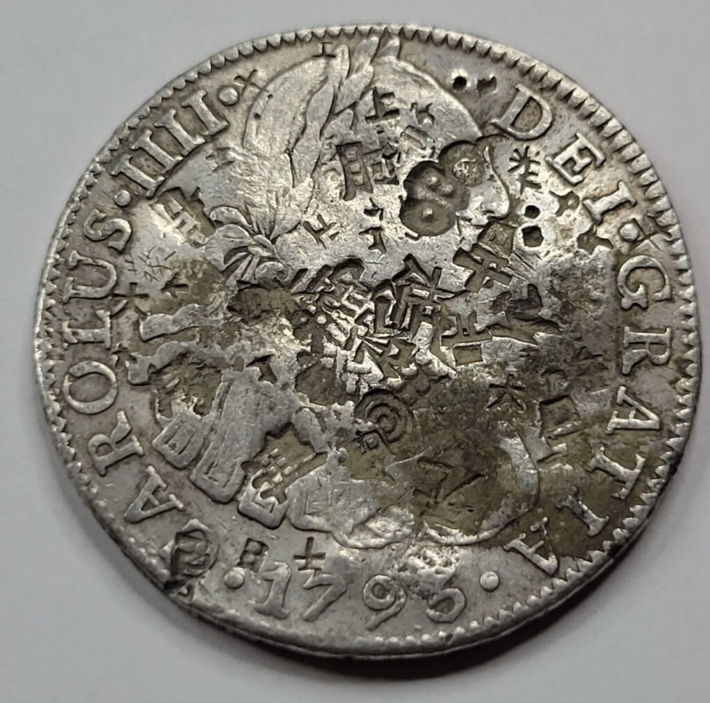 Inicio TodoPrecio.com 26 8 Reales Carolus llll 1793 México Chops Orientales Plata