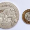 Medalla 2 Onzas Plata Pura .999 Feria Tabasco 2000 LR Tucán - Image 2