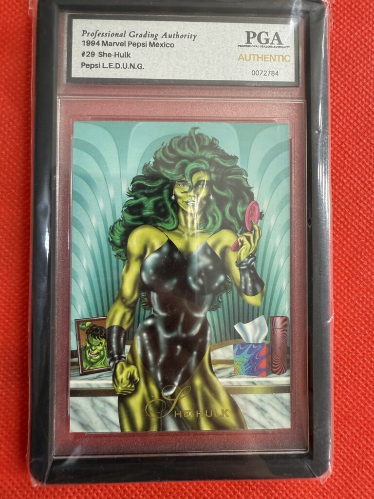 Inicio TodoPrecio.com 59 Pepsi Card Certificada She-Hulk 1994 1994 #24 PGA Auténtico QR