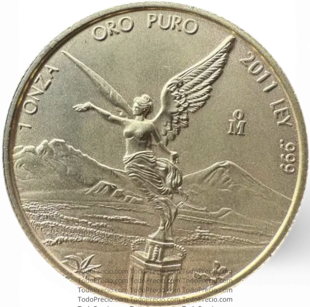 Inicio TodoPrecio.com 28 1 Onza Libertad Satín Oro Puro .999 2011 Mo. México