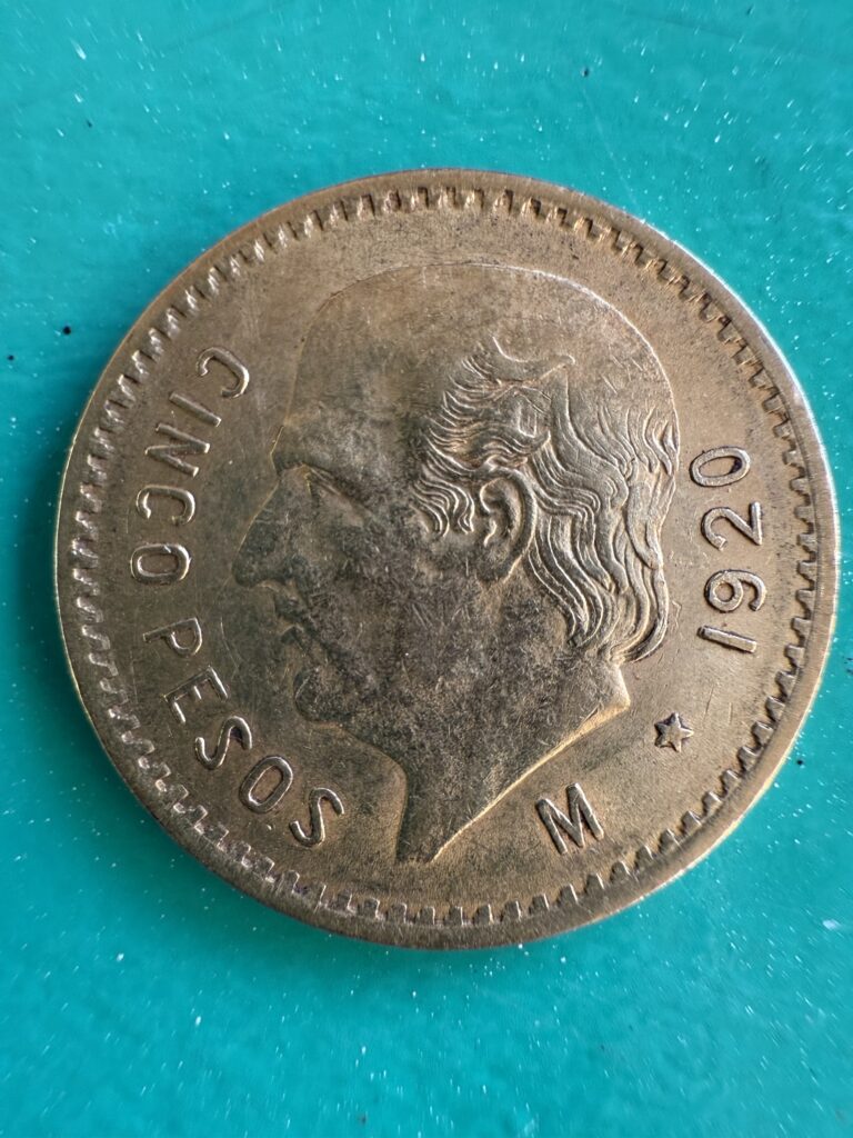 Inicio TodoPrecio.com 49 $5 Pesos Oro Hidalgo 1920 de Época