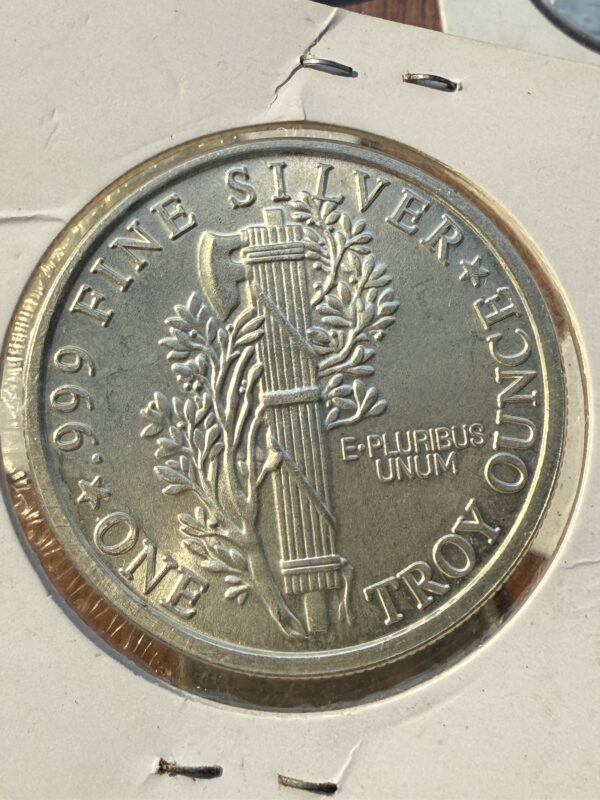 Onza Plata Pura .999 Liberty Mercury USA - Image 2