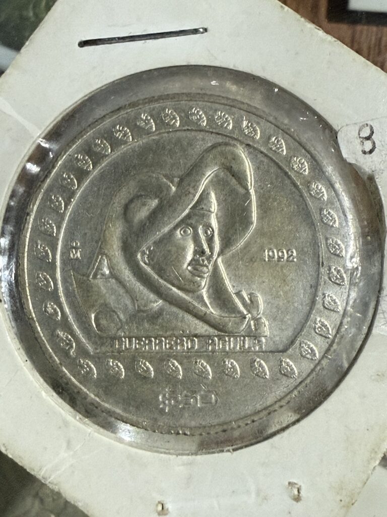 Inicio TodoPrecio.com 36 ½ Onza Plata .999 Precolombina Guerrero Águila 1992 México