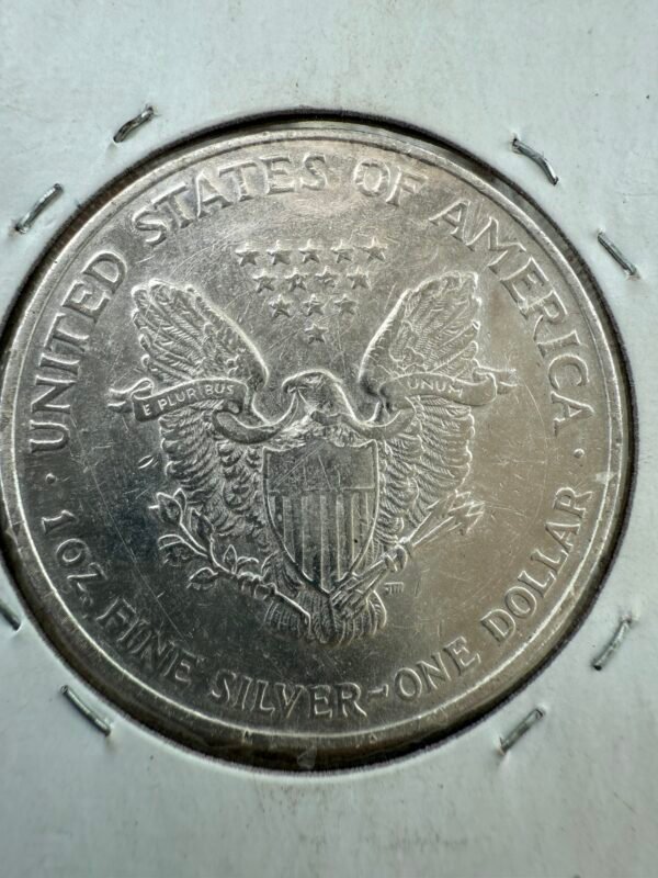 1 Onza Plata Pura .999 Walking Liberty $1 Dólar Americano Estados Unidos USA Año 2005 - Image 2