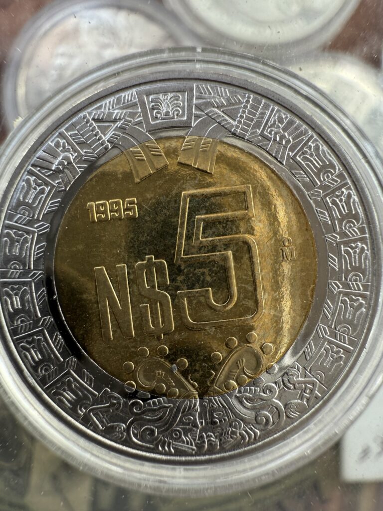 Inicio TodoPrecio.com 27 $5 Nuevos Pesos 1995 Proof México N$5