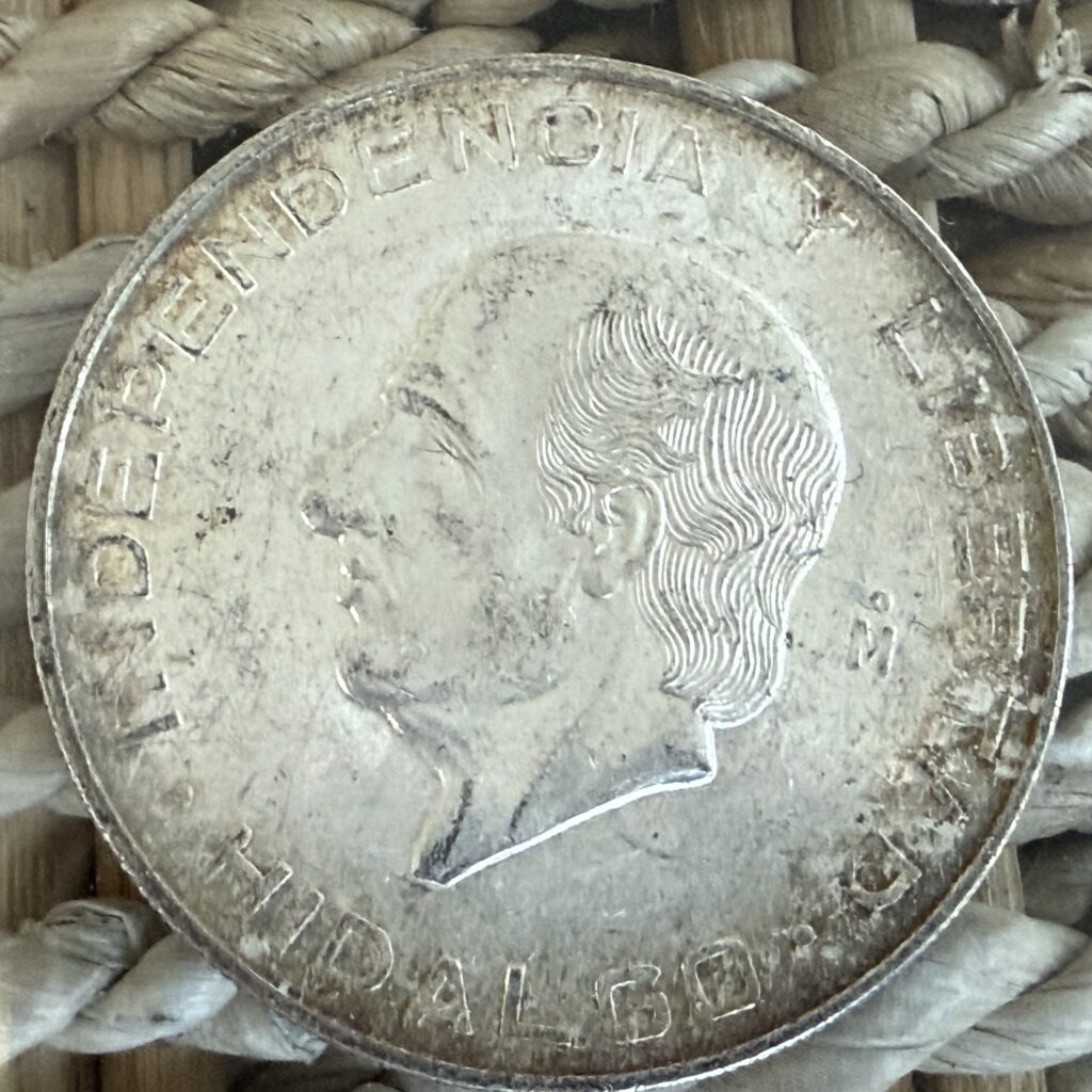 Inicio TodoPrecio.com 25 $10 Pesos Hidalgo Grande Ley .900 1955 México