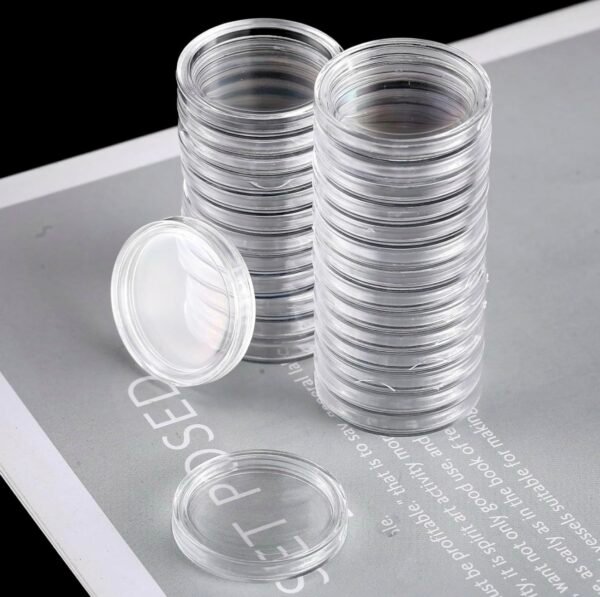 Paquete de 50 Cápsulas Moneda de 40mm con Caja Plástico - Image 7