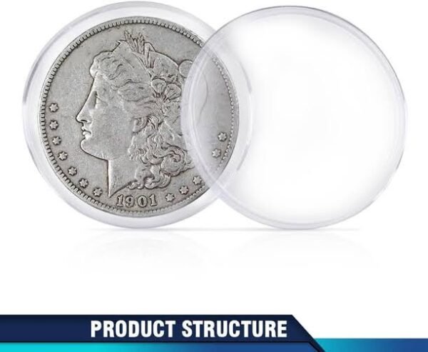 1 Unidad Cápsula Protección Para Moneda Onza 40mm Ajustable - Image 4