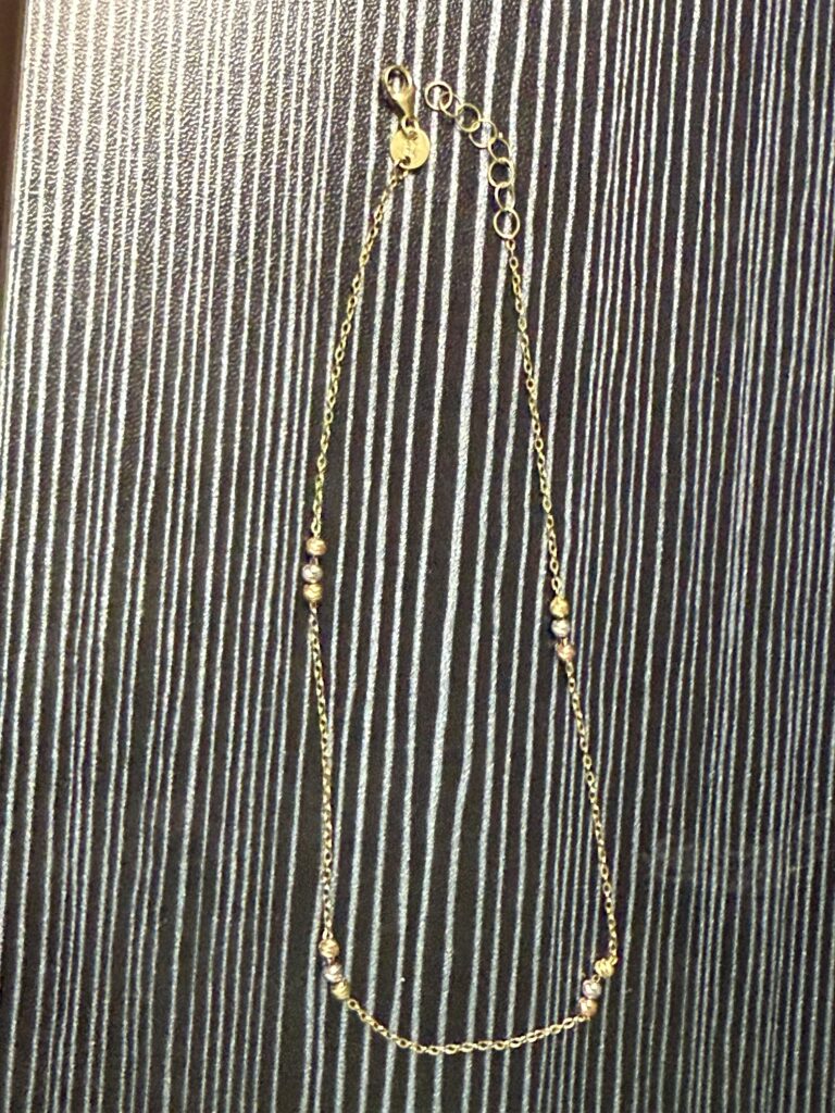 Inicio TodoPrecio.com 4 Tobillera de Oro 14K Ajustable con Pepitas