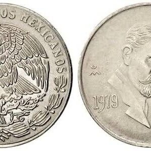20 Centavos Madero 1974-1983 Año al azar Cobre-Niquel
