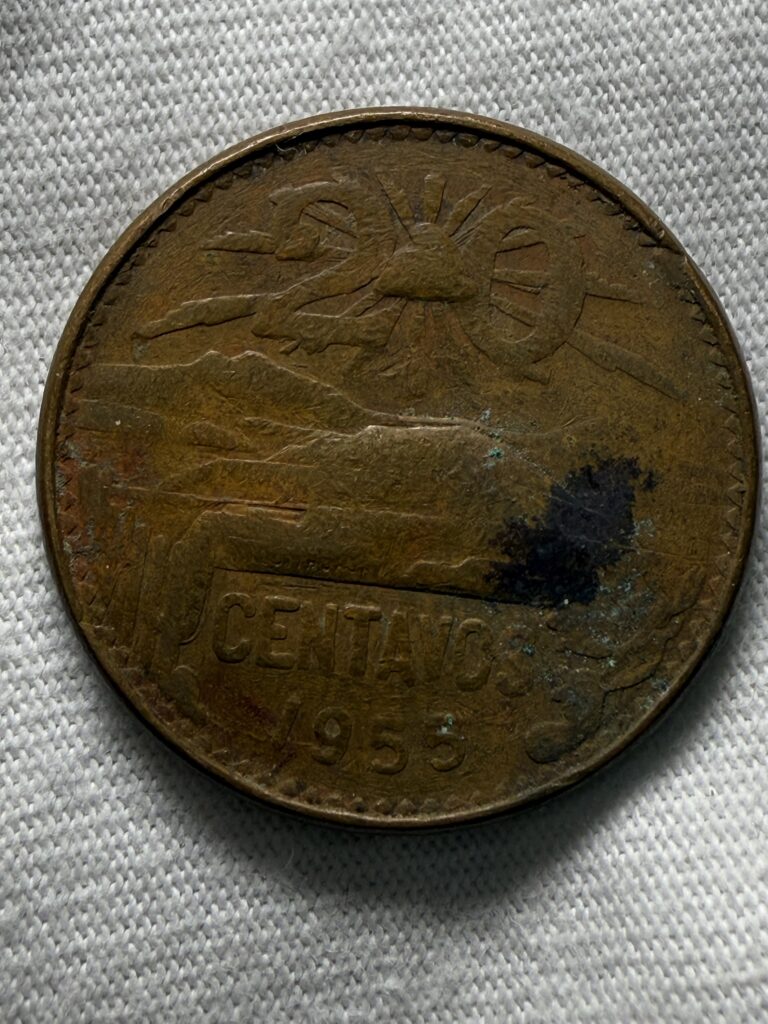 Inicio TodoPrecio.com 57 20 Centavos 1955 Pirámide de Teotihuacán Águila Chica Escasa