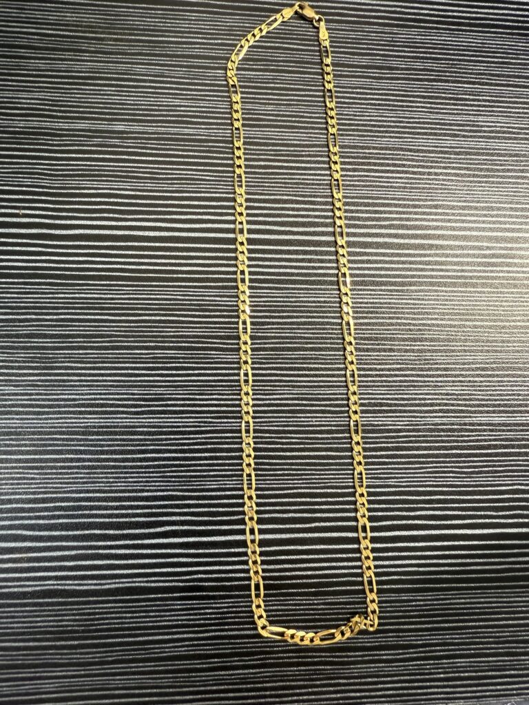Inicio TodoPrecio.com 53 Cadena de Oro Amarillo 14k Fígaro 3x1 50cm