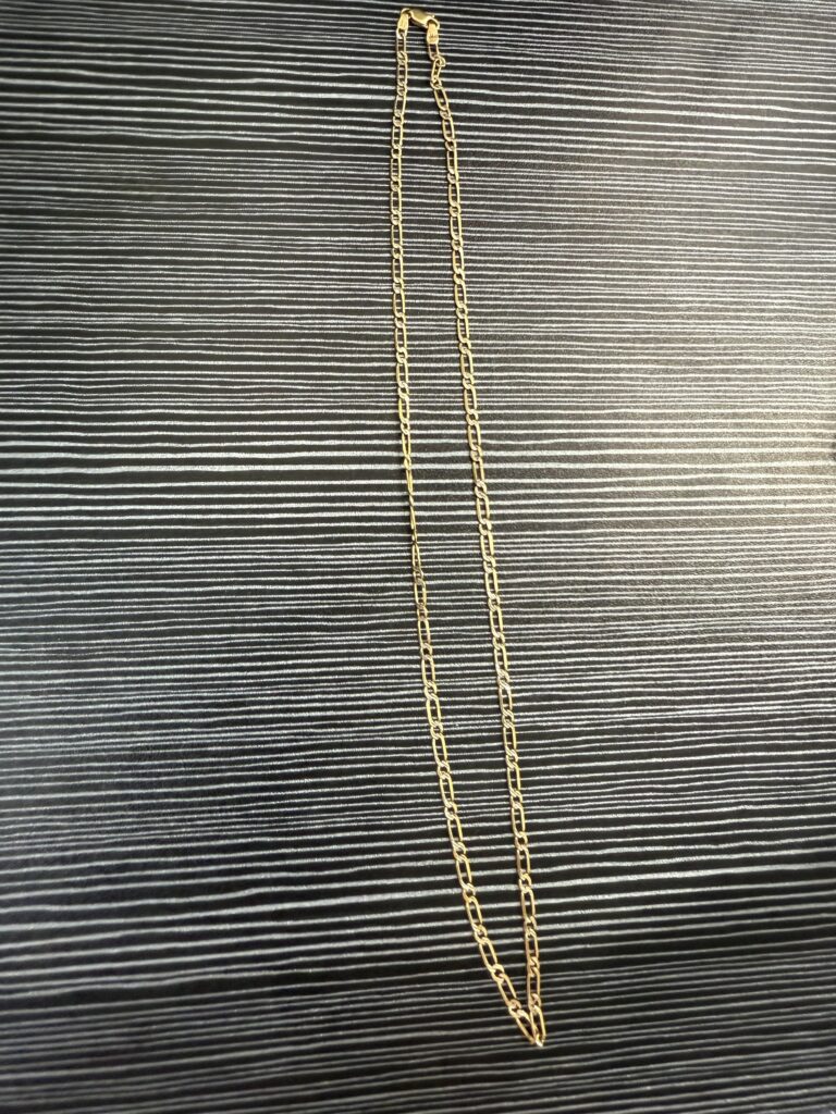 Inicio TodoPrecio.com 52 Cadena de Oro 14K Italiana Bardada 1x1 60cm