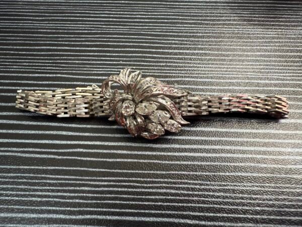 Pulsera de Plata Paladio con Diamantes – 19.1 g, 20 cm - Image 2