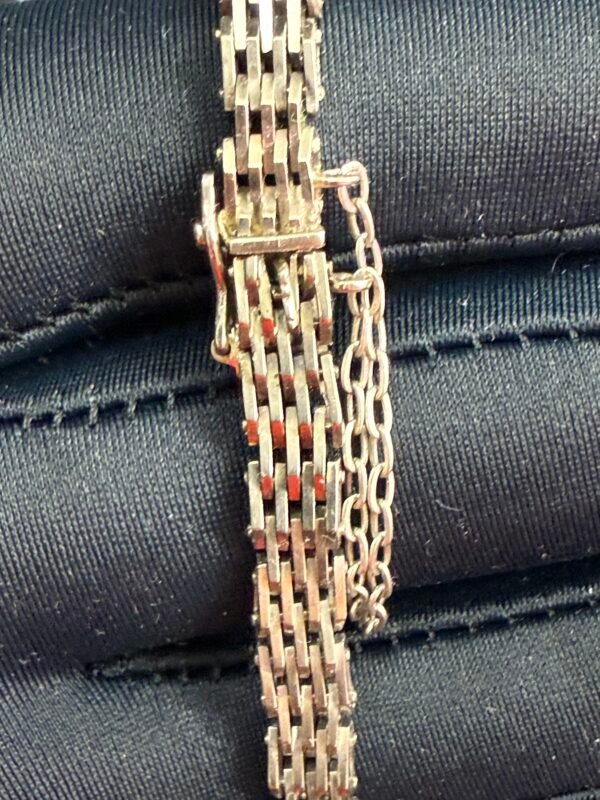 Pulsera de Plata Paladio con Diamantes – 19.1 g, 20 cm - Image 6