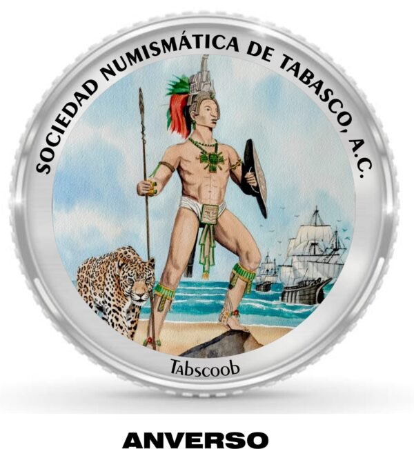 Medalla Conmemorativa 3ra Convención Numismatica de Tabasco Edición Limitada Plata .999 y Cobre .999 Año 2025 - Image 16