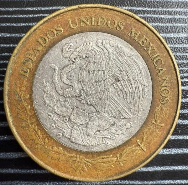 100 Pesos Veracruz Segunda Fase 2007 Plata .925 | Pirámide Tajín - Image 2