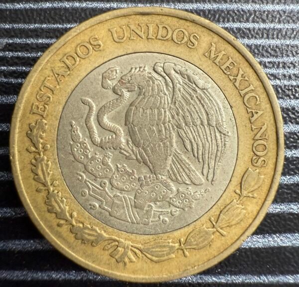 10 Pesos 2007 Grafila Invertida | Error Banco de México - Image 2